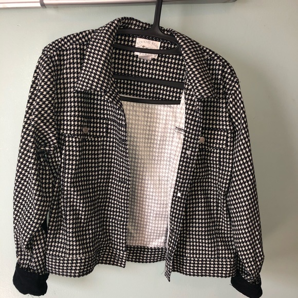 Houndstooth Print Blazer - Picture 1 of 3
